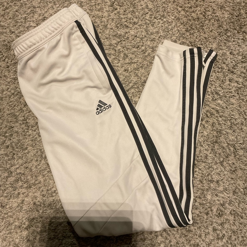 Adidas White Track Pants